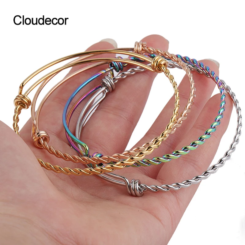 Adjustable Bangles Twisted Cable Bracelet Twisted Stainless Steel Gold Twisted Rope Bracelet Unisex Black Diy Bracelet Bangles, Steel/gold/rose gold
Adjustable Bangles Twisted Cable Bracelet Twisted Stainless Steel Gold Twisted Rope Bracelet Unisex Black Diy Bracelet Bangles, Steel/gold/rose gold