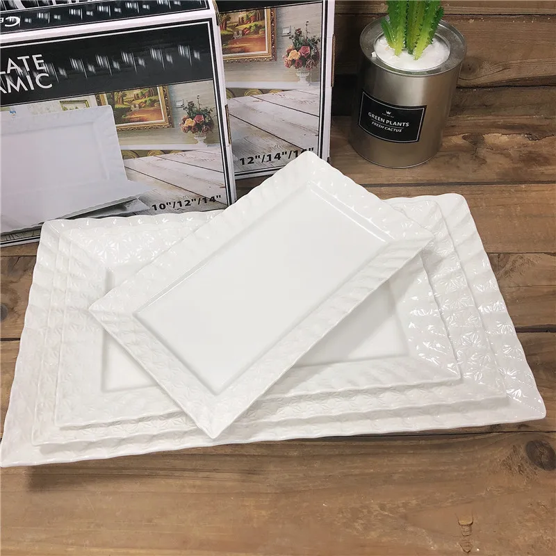 wholesale simple style ceramic dinner plate dessert plate for wedding party and restaurant use, White
wholesale simple style ceramic dinner plate dessert plate for wedding party and restaurant use, White