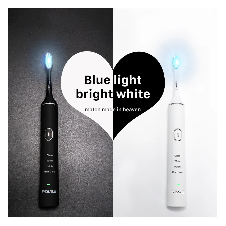 Smart Sonic Power Toothbrush with UV Sanitizer Electric Induction Recharge, White/black/pink
Smart Sonic Power Toothbrush with UV Sanitizer Electric Induction Recharge, White/black/pink