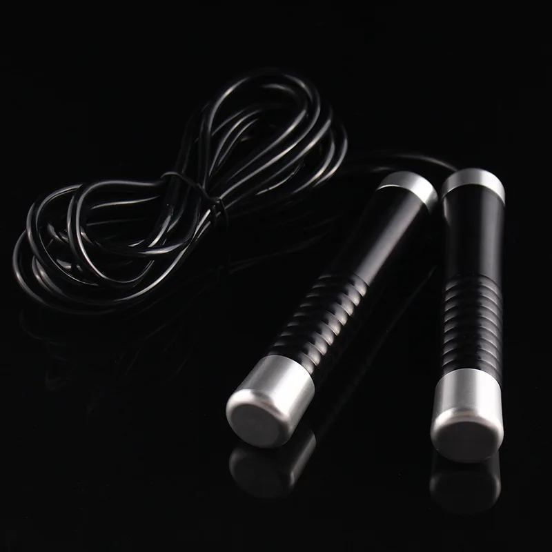 OEM Wholesale Adjustable PVC Cable Black and Red Aluminum Handle Bearing Speed Jump Skipping Rope
OEM Wholesale Adjustable PVC Cable Black and Red Aluminum Handle Bearing Speed Jump Skipping Rope