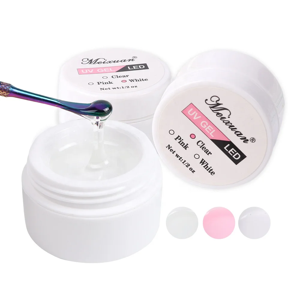 15ml Extend UV Builder Gel Nail Polish Pink White Clear DIY French Acrylic Manicure Extension Gel Nail Art French Tips
15ml Extend UV Builder Gel Nail Polish Pink White Clear DIY French Acrylic Manicure Extension Gel Nail Art French Tips
