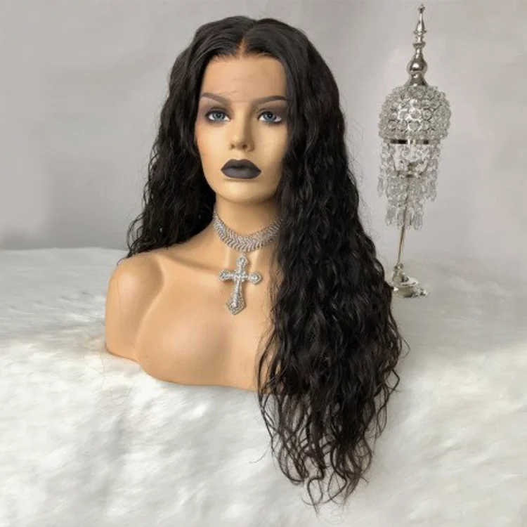 100% Human Brazilian Virgin Hair Water Wave Transparent Lace Frontal Wig HD Lace Wig
100% Human Brazilian Virgin Hair Water Wave Transparent Lace Frontal Wig HD Lace Wig