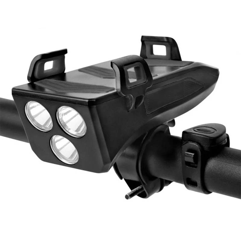4 in 1 Bicycle Lights Set, Bicycle Mobile Phone Holder USB Rechargeable Bike Led Front Light Waterproof Cycling Light, Black/blue/red
4 in 1 Bicycle Lights Set, Bicycle Mobile Phone Holder USB Rechargeable Bike Led Front Light Waterproof Cycling Light, Black/blue/red