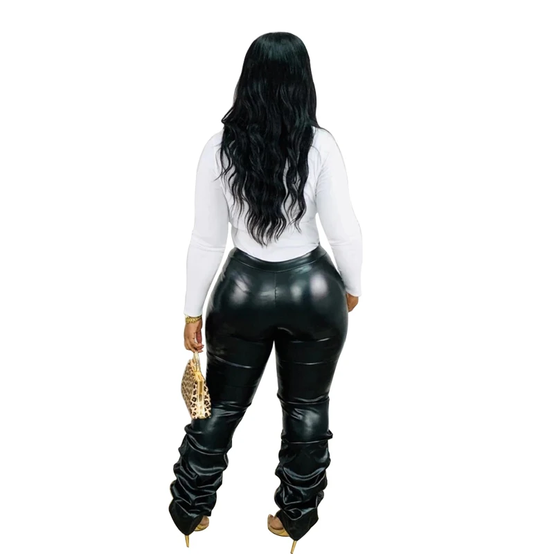 Woman plus size black trousers autumn women leggings leather pants, Customized color
Woman plus size black trousers autumn women leggings leather pants, Customized color