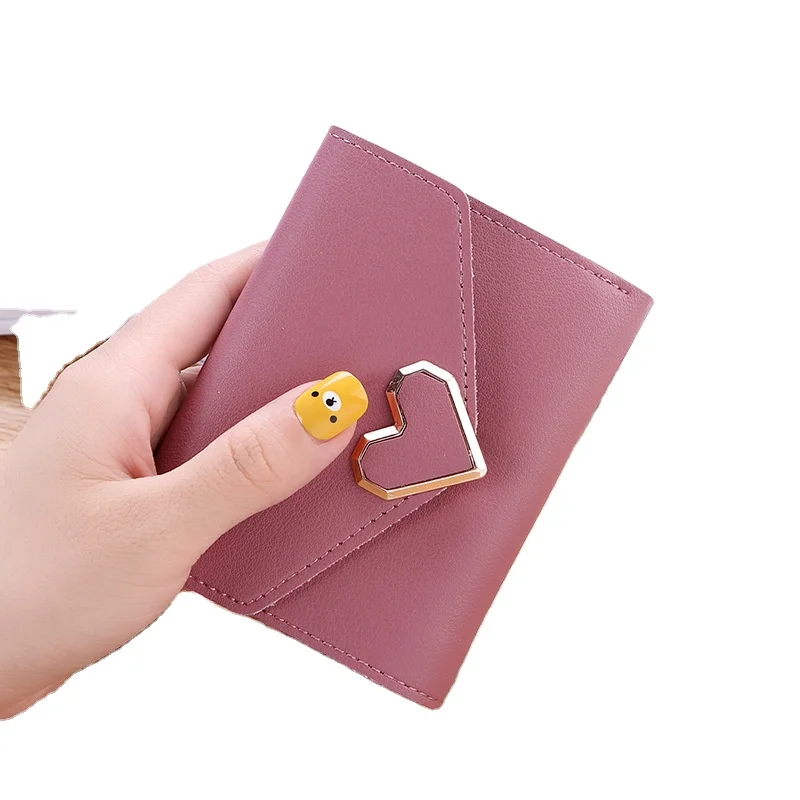 Wholesale New Retro Small Metal Heart-shaped Short Three-fold Summer Small Wallet Lady Student Wallet
Wholesale New Retro Small Metal Heart-shaped Short Three-fold Summer Small Wallet Lady Student Wallet