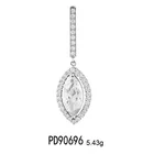 925 sterling silver pendant and charms gold or rhodium plated women jewellery micro paved CZ for party or anniversary
