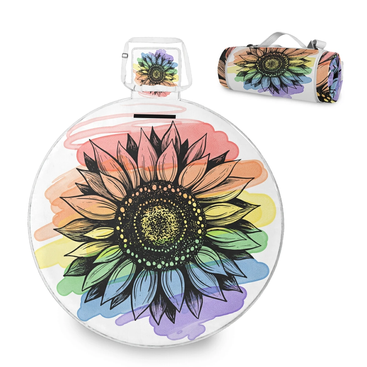 Ready To Ship Outdoor 3D Digital Printing Custom Creative Round Beach MatFleece Camping Picnic Blanket
Ready To Ship Outdoor 3D Digital Printing Custom Creative Round Beach MatFleece Camping Picnic Blanket