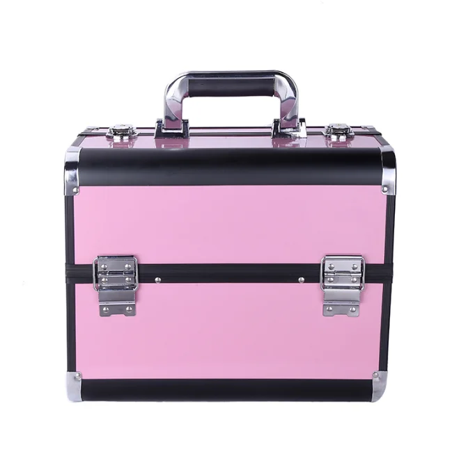 Professional Rose Gold Waterproof Beauty Tools Nail Art Large-capacity Cosmetic Case, Pink
Professional Rose Gold Waterproof Beauty Tools Nail Art Large-capacity Cosmetic Case, Pink