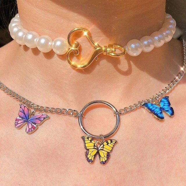 Punk Hip Hop Gothic Butterfly Choker Necklace Women Stainless Steel Collar Necklaces Pendant
Punk Hip Hop Gothic Butterfly Choker Necklace Women Stainless Steel Collar Necklaces Pendant