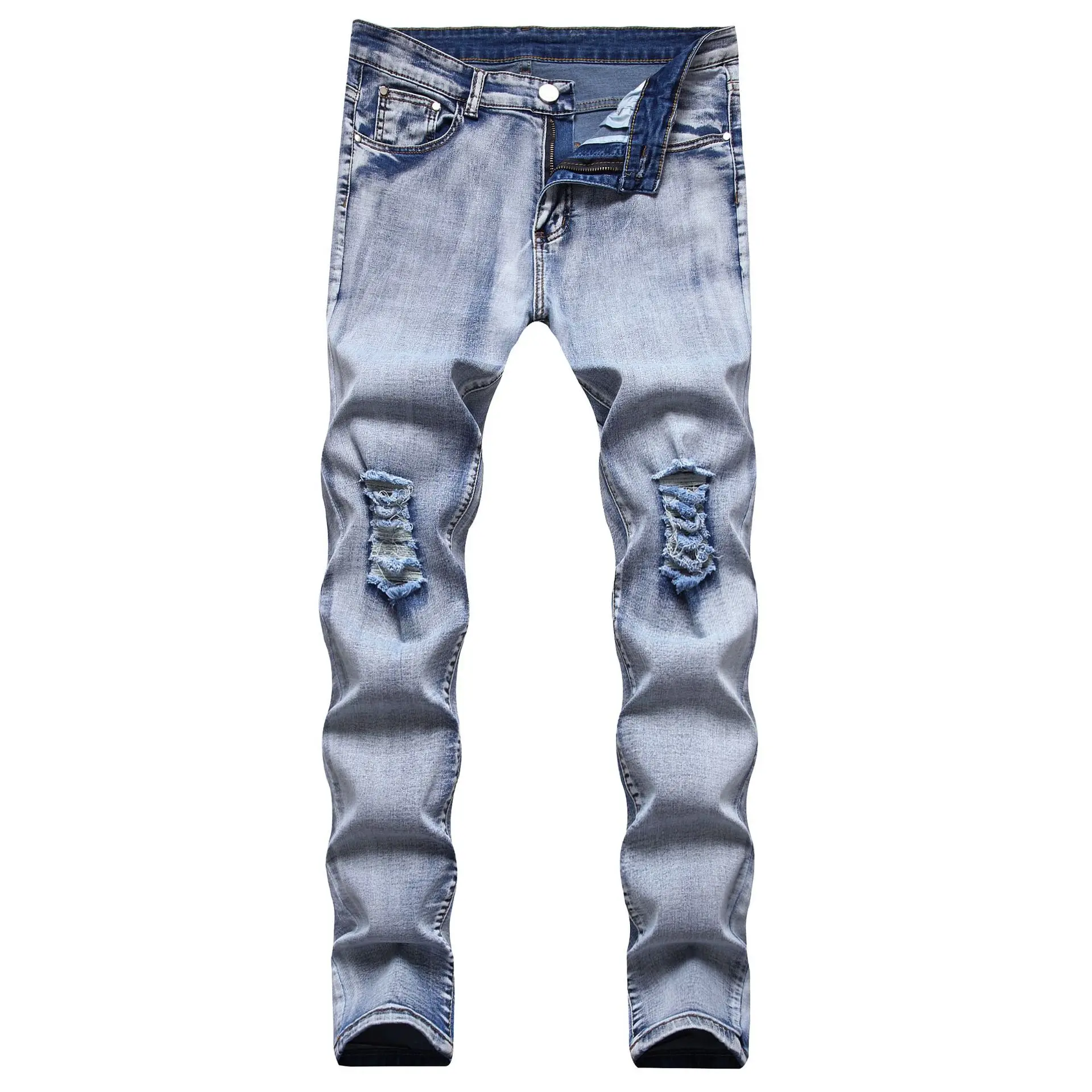 APOLLO Wholesale Price Custom Designer Casual Long Pants Wrinkled Ripped Slim Fit Denim Jeans for Men
APOLLO Wholesale Price Custom Designer Casual Long Pants Wrinkled Ripped Slim Fit Denim Jeans for Men