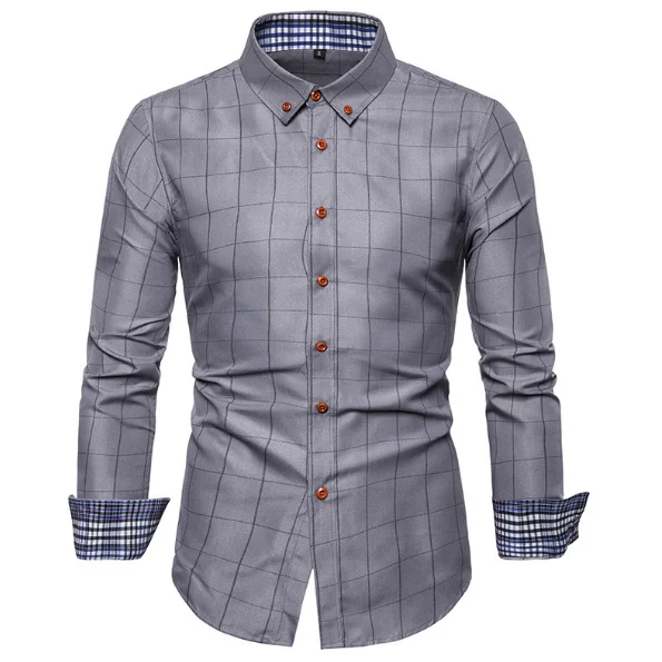 Plaid shirts Men 2019 New Fashion Long Sleeved Summer Casual Men Shirt camisa masculina Mens Dress Shirts 
Plaid shirts Men 2019 New Fashion Long Sleeved Summer Casual Men Shirt camisa masculina Mens Dress Shirts