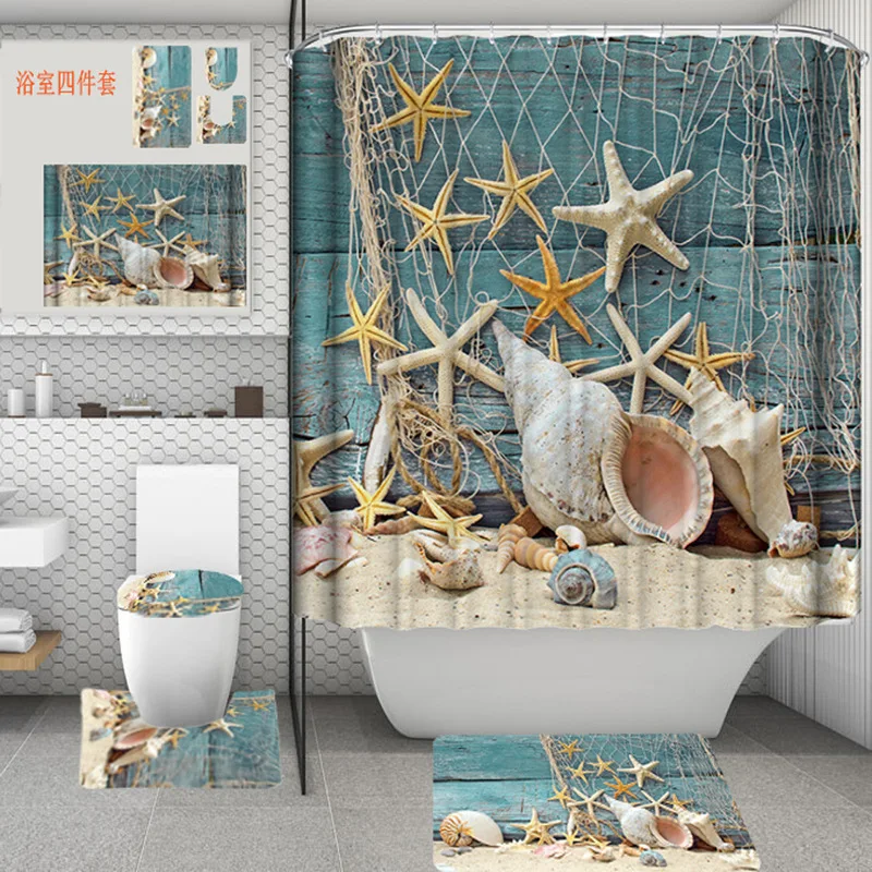 Luxury Custom Shower Curtain 4 Piece Set For Bathroom 3D Printing Bathroom Shower Curtain
Luxury Custom Shower Curtain 4 Piece Set For Bathroom 3D Printing Bathroom Shower Curtain
