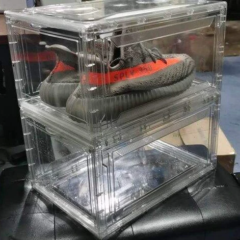 The new stackable transparent plastic shoe drawer storage box magnetic large drop front shoe box
The new stackable transparent plastic shoe drawer storage box magnetic large drop front shoe box
