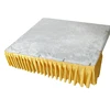 Wedding ceremony Ice Silk gold pleated ruffled table stage skirt