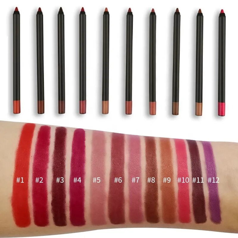 Wholesale Vegan Cosmetics Private Label Lip Pencil Creamy Lip Liner with Your Own Logo
Wholesale Vegan Cosmetics Private Label Lip Pencil Creamy Lip Liner with Your Own Logo