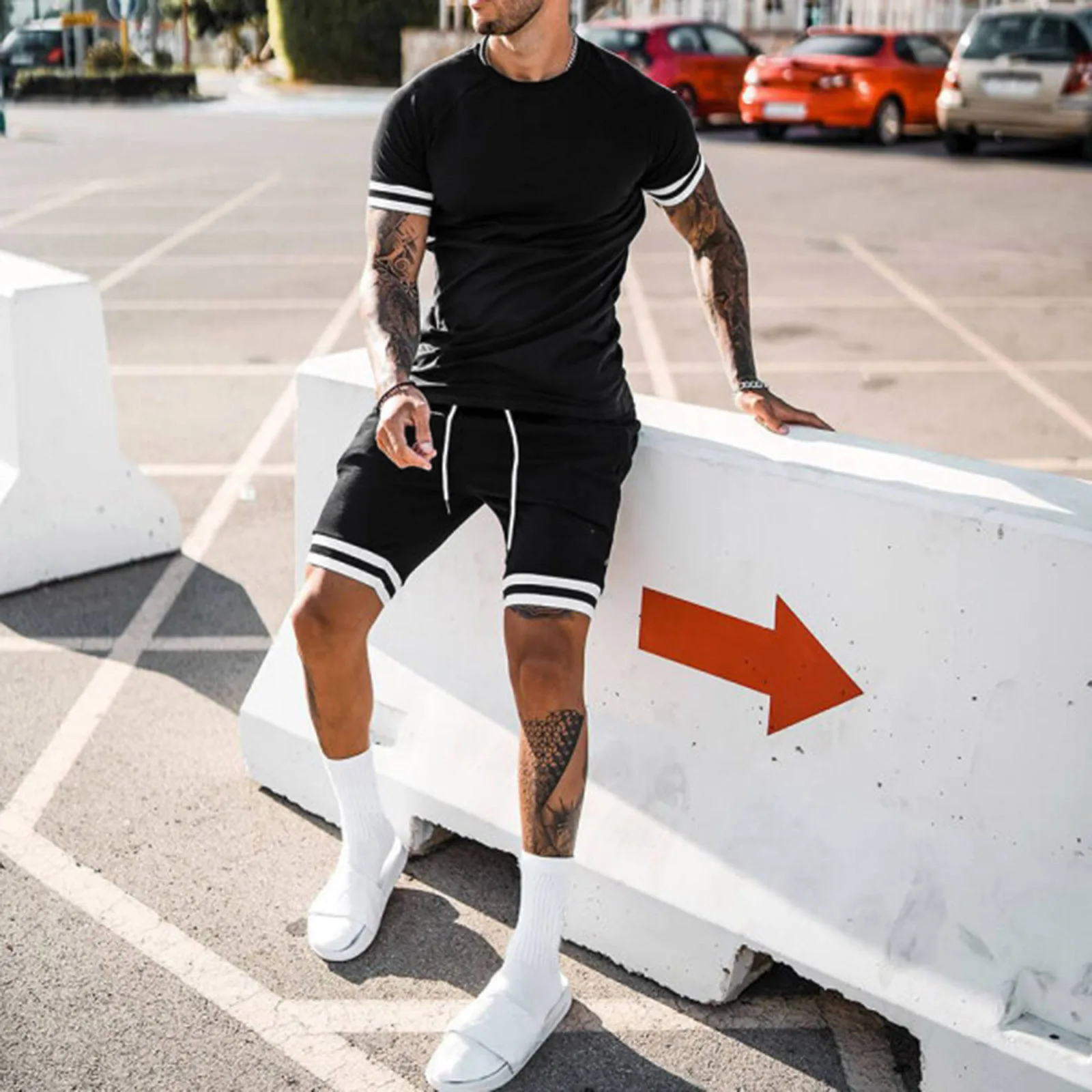 mens summer clothing 2021 custom sweatsuit two piece summer men track suits wear men short set 2021, Picture
mens summer clothing 2021 custom sweatsuit two piece summer men track suits wear men short set 2021, Picture