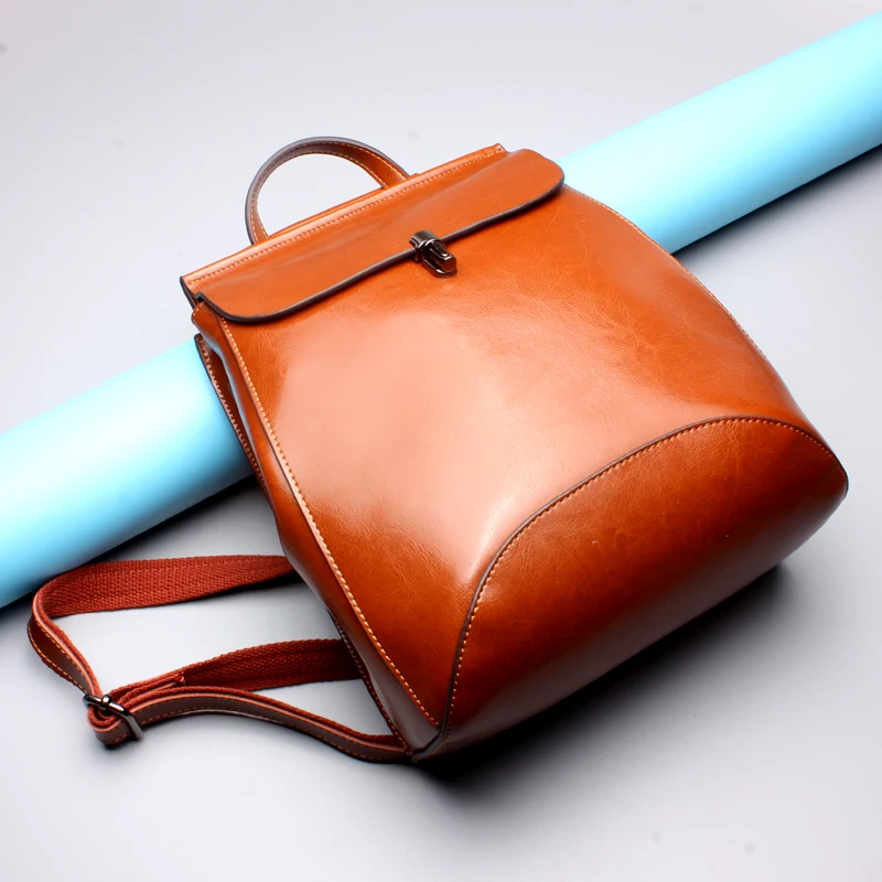 金达林真皮背包大容量女士包节日休闲风格包bolsos de mujer en cuero