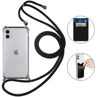 Custom Crossbody Strap Anti-fall TPU PC 2 in 1 transparent phone case smartphone Necklace for iPhone pro max 11/XI
Custom Crossbody Strap Anti-fall TPU PC 2 in 1 transparent phone case smartphone Necklace for iPhone pro max 11/XI