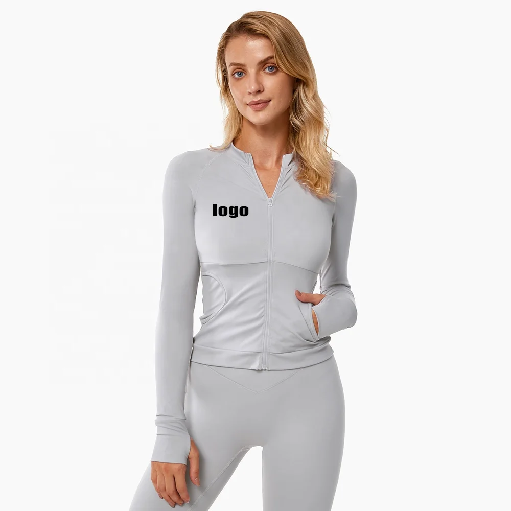 New Arrival Wholesale Sports Running Yoga Fitness Athletic Outfit Zip Up Oem Women Yoga Jackets With Pockets
New Arrival Wholesale Sports Running Yoga Fitness Athletic Outfit Zip Up Oem Women Yoga Jackets With Pockets