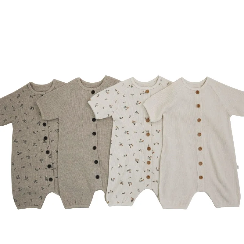Korean Style Newborn Infant Toddler Clothing Long Sleeve Floral Waffle Cotton Romper Boy Girl Baby Jumpsuit, Photo showed and customized color
Korean Style Newborn Infant Toddler Clothing Long Sleeve Floral Waffle Cotton Romper Boy Girl Baby Jumpsuit, Photo showed and customized color