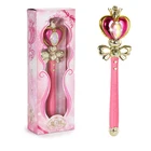 Top grade hot selling children plastic magic glitter wand