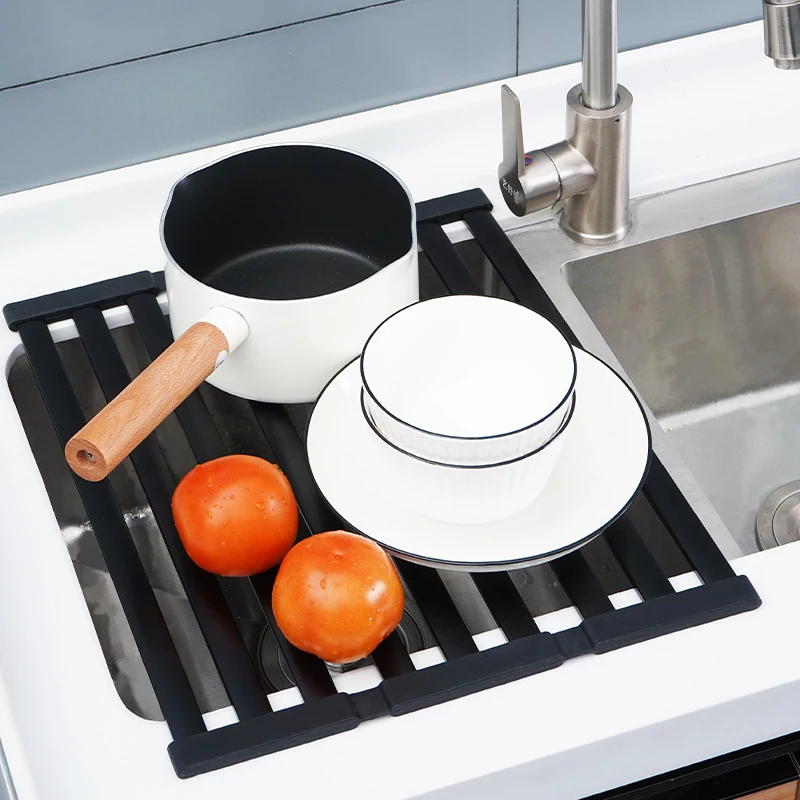 Folding Dish Drying Rack Kitchen Gadgets Foldable Aluminum Dish Drainer Rack Roll up kitchen utensils kitchen accessories, Black,pink,champagne, gold
Folding Dish Drying Rack Kitchen Gadgets Foldable Aluminum Dish Drainer Rack Roll up kitchen utensils kitchen accessories, Black,pink,champagne, gold