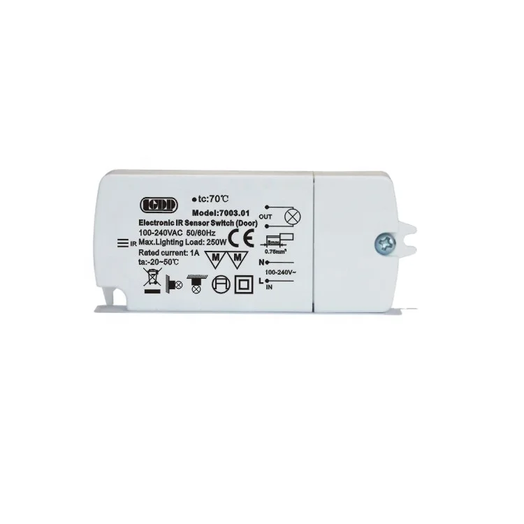 240V CE Automatic Led Warobe Cabinet AC Motion IR Sensor Switch For Door Cabinet Closet Furniture
240V CE Automatic Led Warobe Cabinet AC Motion IR Sensor Switch For Door Cabinet Closet Furniture