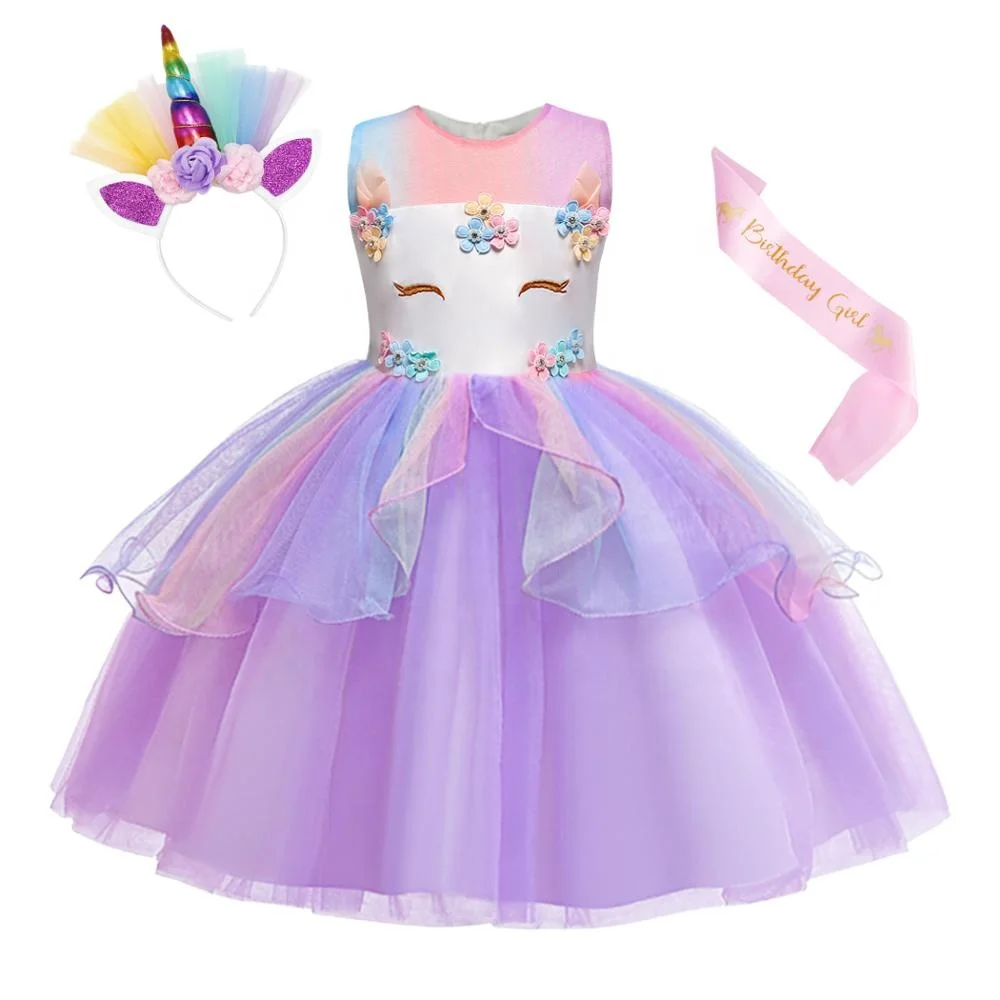 Performance Wear Wholesale Summer Lace Flowers Girls Unicorn Ruffle Girl Clothing Costume Kids Ball Gown Birthday Party Dress
Performance Wear Wholesale Summer Lace Flowers Girls Unicorn Ruffle Girl Clothing Costume Kids Ball Gown Birthday Party Dress