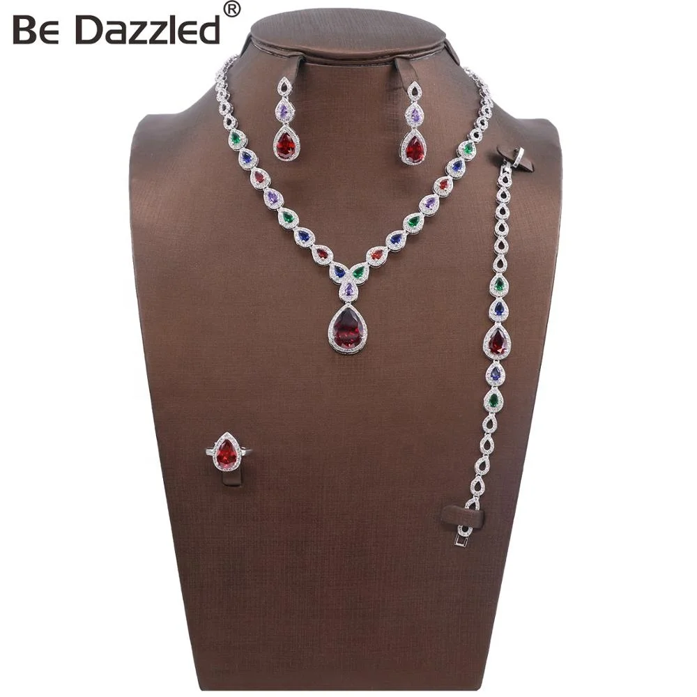 Bedazzled Western Classic Fashion Design Costume Jewelry In Cubic Zirconia Green&Blue Color Necklace Jewelry Set For Party Prom
Bedazzled Western Classic Fashion Design Costume Jewelry In Cubic Zirconia Green&Blue Color Necklace Jewelry Set For Party Prom
