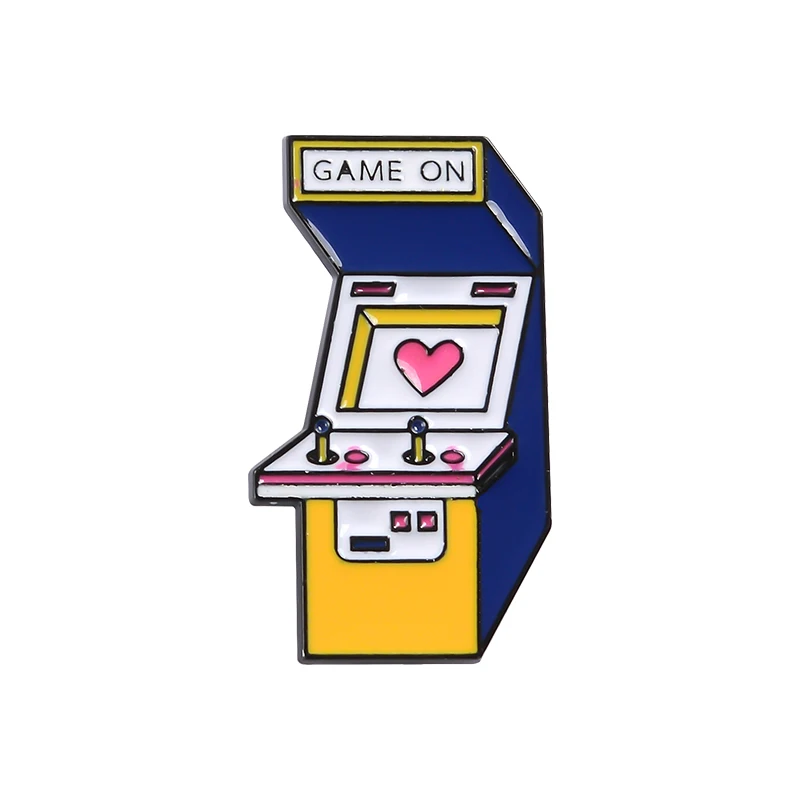 New Game On Enamel Pin Custom Vintage Arcade Brooches Lapel Pin Shirt Bag Video Game Badge TV game Jewelry Gift For Kid Friends
New Game On Enamel Pin Custom Vintage Arcade Brooches Lapel Pin Shirt Bag Video Game Badge TV game Jewelry Gift For Kid Friends