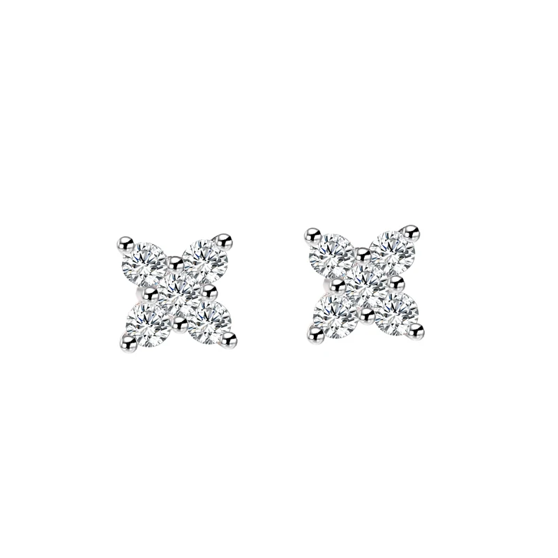 Minimalist Women Jewelry CZ Earrings Gold Plated Classic Zircon Stud Earrings 925 Sterling Silver, White gold color
Minimalist Women Jewelry CZ Earrings Gold Plated Classic Zircon Stud Earrings 925 Sterling Silver, White gold color