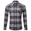 Plastic casual plaid womens winter fashion shirts long sleeve t shirt with low price