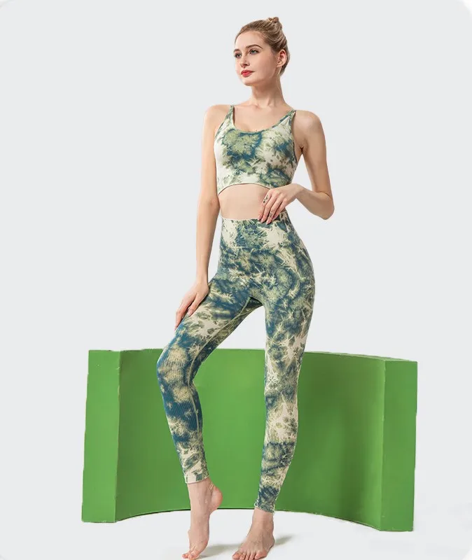 Wholesale Fitness Apparel Sports Bra Floral Women Printed Sets High Waist Leggings Yoga Sets Seamless Tie Dye Leggings
Wholesale Fitness Apparel Sports Bra Floral Women Printed Sets High Waist Leggings Yoga Sets Seamless Tie Dye Leggings