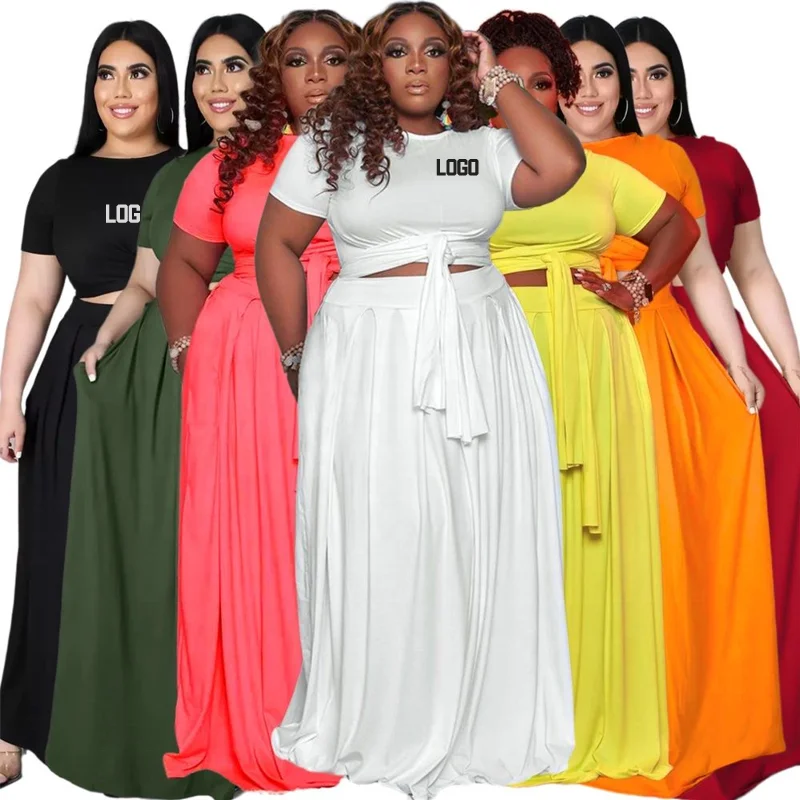 AP7025 Solid dress casual Clothing Custom LOGO Women Plus Size Short Sleeve T-Shirt and Skirt 2 Piece Set, As shown in the picture
AP7025 Solid dress casual Clothing Custom LOGO Women Plus Size Short Sleeve T-Shirt and Skirt 2 Piece Set, As shown in the picture