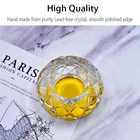 Home Decoration Glass Candle Decorative Holder Crystal Glass Candle Stick Holder Vintage Luxury for Home Decor