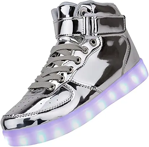 Unisex LED Shoes Light Up Shoes Factory Price High Top for Women Men Kids LED Light Up Shoes USB Rechargeable Flashing Sneakers
Unisex LED Shoes Light Up Shoes Factory Price High Top for Women Men Kids LED Light Up Shoes USB Rechargeable Flashing Sneakers