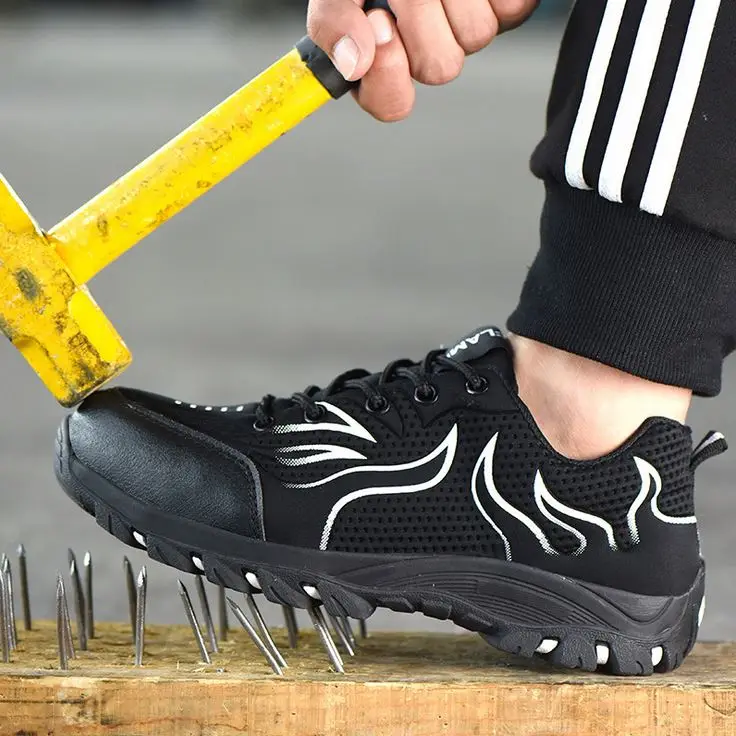 breathable non-slip deodorant safety shoes Labor protection shoes men's four seasons smash-proof sports shoes, As picture
breathable non-slip deodorant safety shoes Labor protection shoes men's four seasons smash-proof sports shoes, As picture