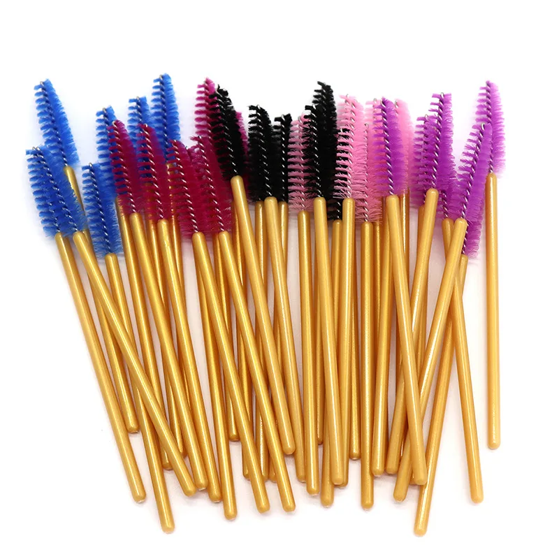 Factory Sales Gold Disposable Eyelash Spoolers Extension Mascara Wand Applicator For Makeup Beauty Eyebrow Comb Eyelash Brush
Factory Sales Gold Disposable Eyelash Spoolers Extension Mascara Wand Applicator For Makeup Beauty Eyebrow Comb Eyelash Brush