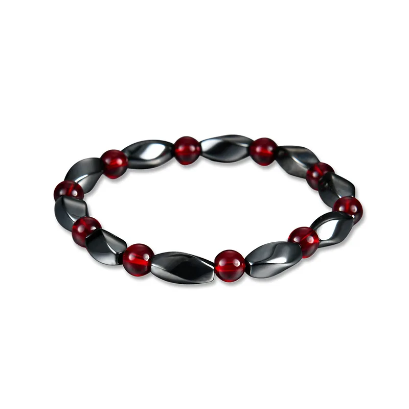 European Fashion Lucky Natural Stone Beaded Bracelet Positive Energy Hematite Red Agates Charm Bracelets
European Fashion Lucky Natural Stone Beaded Bracelet Positive Energy Hematite Red Agates Charm Bracelets