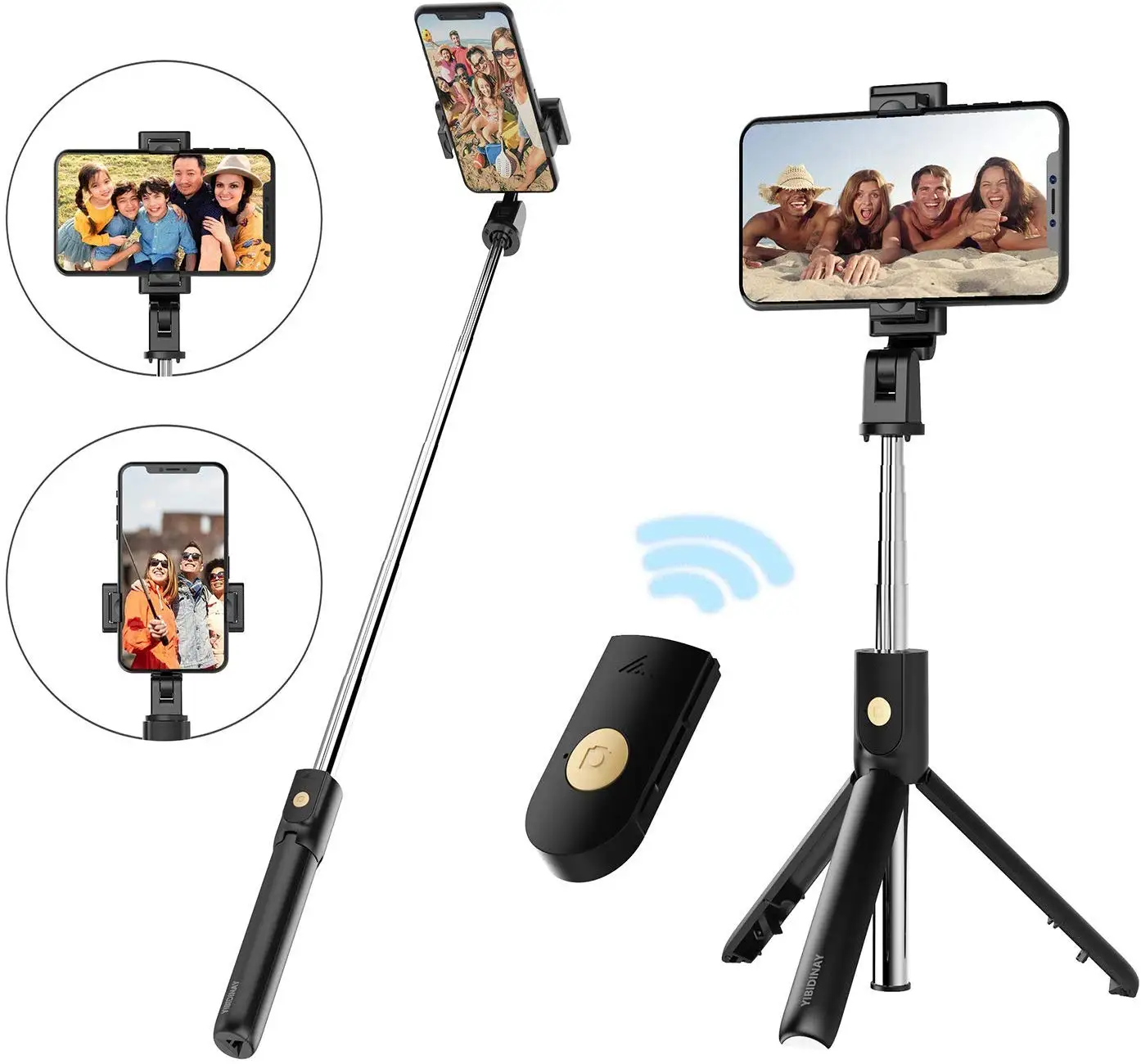 K10 Hands Free Handheld Selfie Stick Integrated Tripod with Sensor, Black, white
K10 Hands Free Handheld Selfie Stick Integrated Tripod with Sensor, Black, white