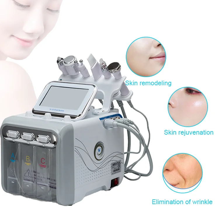 Factory Direct Sales First generation 6 In 1 Hydro Facials Machine H2o2 small Bubble Peeling Deep Cleaning microdermabrasion, Grey
Factory Direct Sales First generation 6 In 1 Hydro Facials Machine H2o2 small Bubble Peeling Deep Cleaning microdermabrasion, Grey