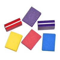 

Factory wholesale cheap mini square double-sided grinding sponge nail file 100/180 nail manicure nail file can be customized