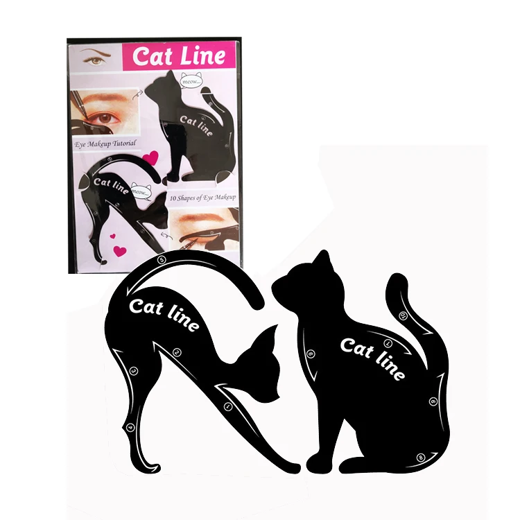 2pcs Cat Eyeliner Eyeshadow Stencils Templates Make Up Tools For Eye Makeup Cat Eye Line Guide Cosmetic
2pcs Cat Eyeliner Eyeshadow Stencils Templates Make Up Tools For Eye Makeup Cat Eye Line Guide Cosmetic