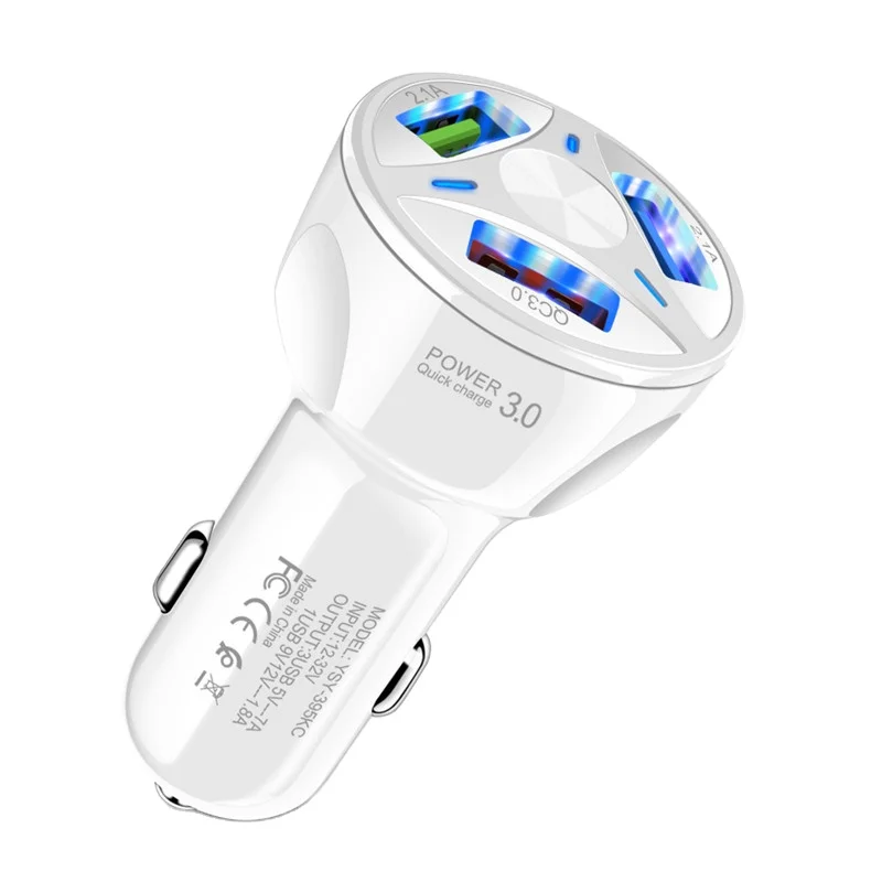 Usb 4 Quick Charge 3.0 Universal Fast Charging Cigarette Adapter Car Charger 3 Port Triple Portable Qc3.0 Cahrger Qc 4.0
Usb 4 Quick Charge 3.0 Universal Fast Charging Cigarette Adapter Car Charger 3 Port Triple Portable Qc3.0 Cahrger Qc 4.0