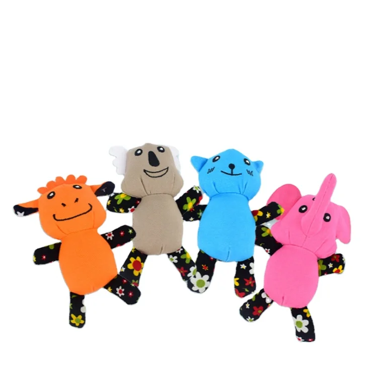 Wholesale Interactive Chewing Durable Canvas Cute Animal Dog Toys Dog Plush Squeaky Toys
Wholesale Interactive Chewing Durable Canvas Cute Animal Dog Toys Dog Plush Squeaky Toys