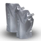 Food Grade Aluminium Foil liquid packaging stand up spout pouch/ Reusable Food Spout Pouch
