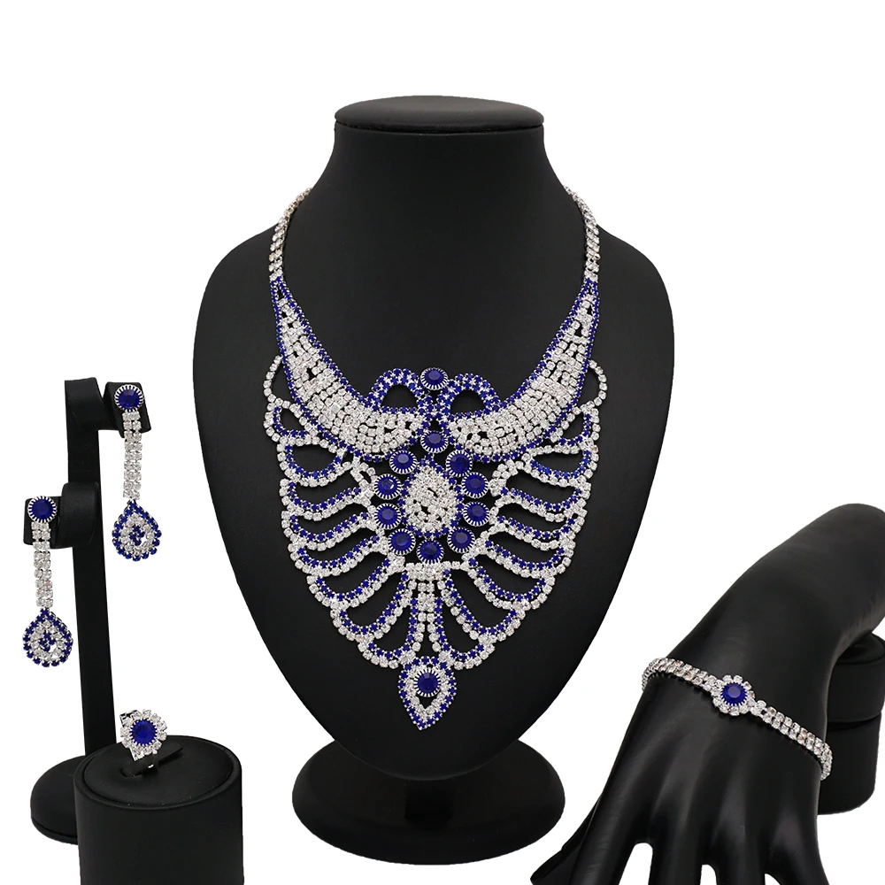 high quality nigerian gold color wedding jewelry sets necklace bracelet earring ring sets zinc alloy jewelry
high quality nigerian gold color wedding jewelry sets necklace bracelet earring ring sets zinc alloy jewelry