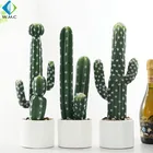 Artificial Mini Cactus Silk Plastic Plant Suculentas Decoration