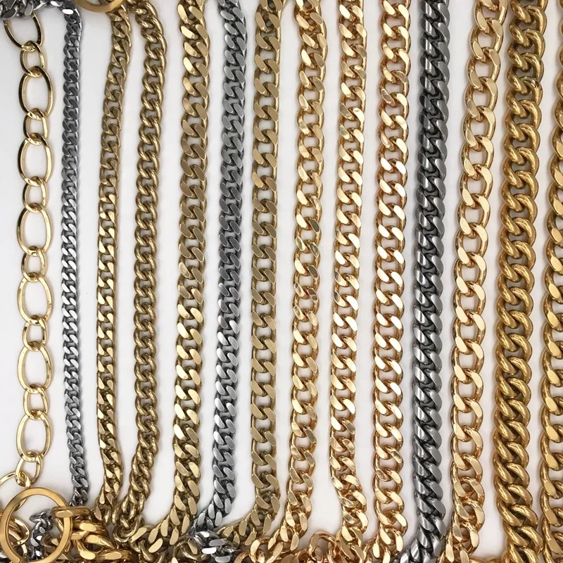 High quality stainless steel, copper, aluminum metal handbag chain accessories shoulder chain strap containing metal bag chain, Golden
High quality stainless steel, copper, aluminum metal handbag chain accessories shoulder chain strap containing metal bag chain, Golden