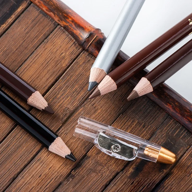 Private Labels Slim Eyebrow Pencil With Sharpener Brown Coffee Waterproof Sweat-proof Non-smudge Classic Wooden Eyebrow Pencil, 5 colors
Private Labels Slim Eyebrow Pencil With Sharpener Brown Coffee Waterproof Sweat-proof Non-smudge Classic Wooden Eyebrow Pencil, 5 colors